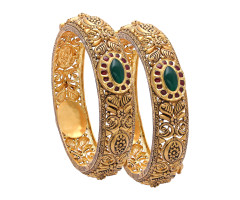 Cz Jewellery
 Gold Bangle -107A87229
