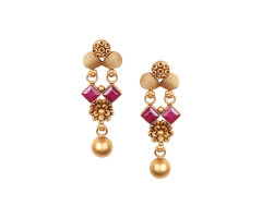Temple Jewellery Gold Ear Wear -108A155632
