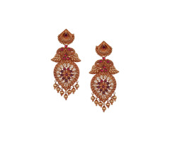 Temple Jewellery Gold Ear Wear -108A160369
