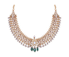 Kundan Gold Necklace -110A63447
