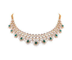 Traditional Indian Diamond Necklace -137A43900
