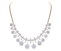Traditional Indian Diamond Necklace -137A44731

