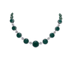 Fancy/clolour Stone
 Diamond Necklace -137A46095
