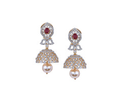 Traditional Indian Diamond Ear Wear -139A74083
