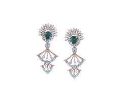 Fancy/clolour Stone Diamond Ear Wear -139A74500
