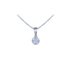 Composite Diamond Pendant -193A2859
