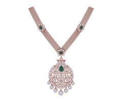 South Indian Traditional Diamond Necklace -IH2361636
