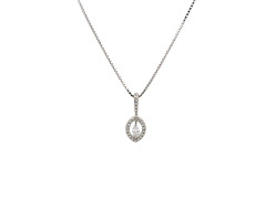 Halo  Platinum Pendant -IH24100790
