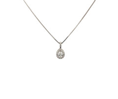 Halo  Platinum Pendant -IH24100806
