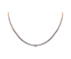 Single Line Solitaire Necklace -IH25031001
