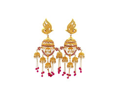 Temple Jewellery Gold Ear Wear -IH25071318
