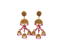 Temple Jewellery Gold Ear Wear -IH25071387
