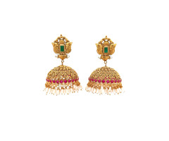 Temple Jewellery Gold Ear Wear -IH25080046
