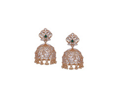 Premium Cz Gold Ear Wear -JJ2341765

