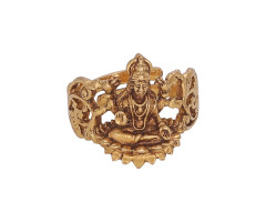 Temple Jewellery Gold Finger Ring -JJ2346657
