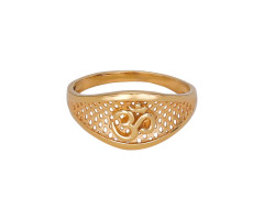 Contemporary Gold Finger Ring -JJ2346851
