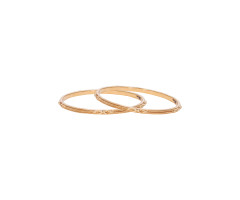 Classic Daily Wear Gold Bangle -JJ2350042
