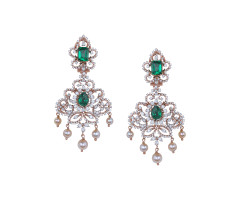 Traditional Indian Diamond Ear Wear -JJ23513244
