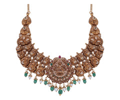 Temple Jewellery Gold Necklace -JJ2352257
