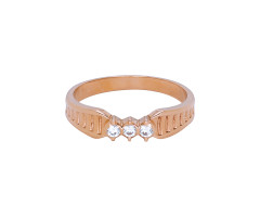 Cz Jewellery Gold Finger Ring -JJ2361977
