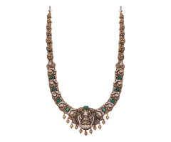 Temple Jewellery Gold Necklace -JJ2366439

