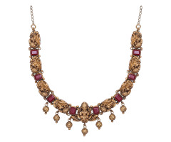 Temple Jewellery Gold Necklace -JJ2366491
