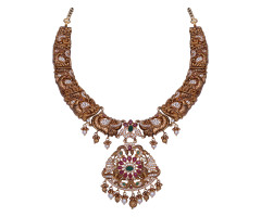 Temple Jewellery Gold Necklace -JJ2367606
