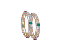 Traditional Indian Diamond Bangle -JJ2371175
