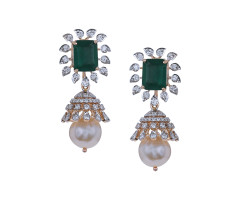 Traditional Indian Diamond Ear Wear -JJ2374822
