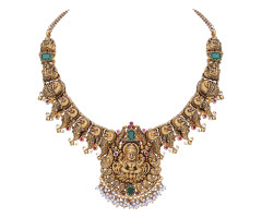 Temple Jewellery Gold Necklace -JJ2375559
