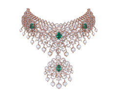 Traditional Indian Diamond Necklace -JJ2385462

