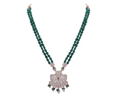 South Indian Traditional Diamond Pendant -JJ24011412

