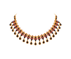 Stone Studded Precious Necklace -JJ24108544

