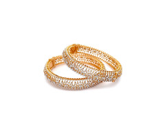 Traditional Indian Diamond Bangle -JJ25025068
