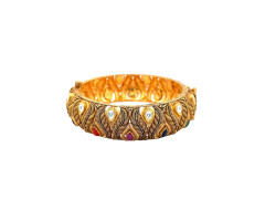 Kundan Gold Bangle -JJ25025406
