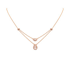 Fancy/clolour Stone Diamond Necklace -JJ25032803
