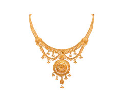 Traditional Indian Jewellery Gold Necklace -JJ25041343
