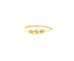 Contemporary Gold Bangle -JJ25041450
