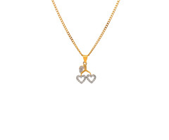Contemporary Gold Pendant -JJ25042591
