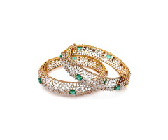 Traditional Indian Diamond Bangle -JJ25042679
