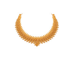 Traditional Indian Jewellery Gold Necklace -JJ25050935
