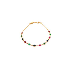 Cz Jewellery
 Gold Bracelet -JJ25060513
