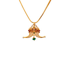 Traditional Claw Jewellery Gold Pendant -JJ25060746A01
