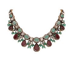 Navaratna Jadau Necklace -JJ25061873
