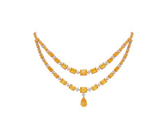 Cz Jewellery
 Gold Necklace -JJ25063667
