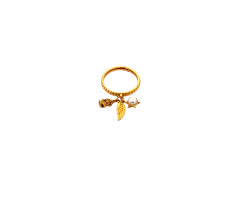 Temple Jewellery Gold Finger Ring -JJ25070313

