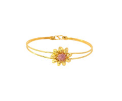 Cz Jewellery Gold Bangle -JJ25070578
