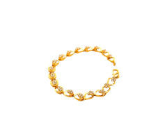 Cz Jewellery Gold Bracelet -JJ25071548
