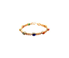 Navarathna Gold Bracelet -JJ25072343
