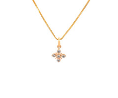 Cz Jewellery Gold Pendant -JJ25080253
